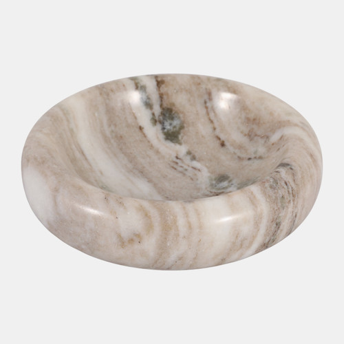 Sagebrook Home 8" Chunky Curved Marble Bowl Beige Wishlist Create New