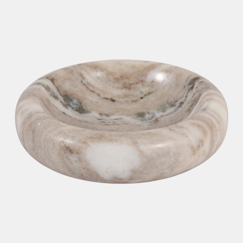 Sagebrook Home 8" Chunky Curved Marble Bowl Beige Wishlist Create New