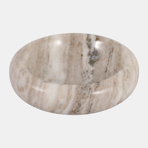 sagebrook home 8" Chunky Curved Marble Bowl Beige Wishlist Create New