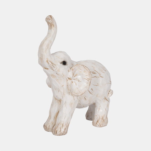 Sagebrook Home 8" Elephant Figurine White Wishlist Create New