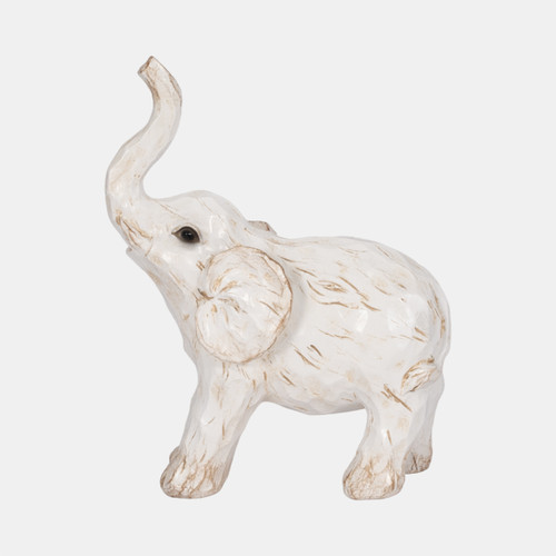 sagebrook home 8" Elephant Figurine White Wishlist Create New