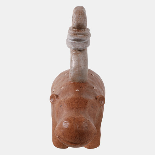 Sagebrook Home 8" Hippo With Stacked Stones Multi Wishlist Create New