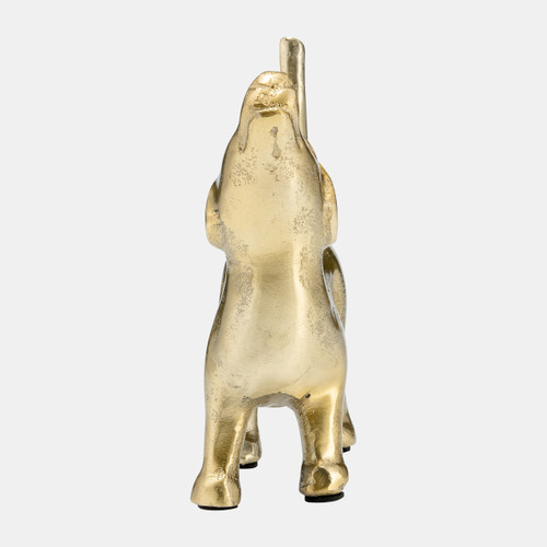 Sagebrook Home 8"l Metal Deco Howling Dog Gold Wishlist Create New