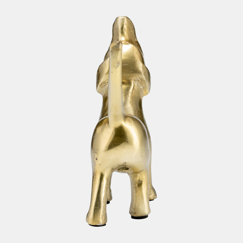 Sagebrook Home 8"l Metal Deco Howling Dog Gold Wishlist Create New