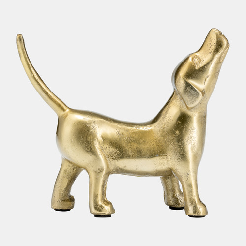 sagebrook home 8"l Metal Deco Howling Dog Gold Wishlist Create New