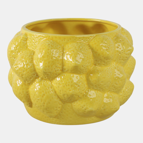 Sagebrook Home 8" Lemons Flower Pot Yellow Wishlist Create New
