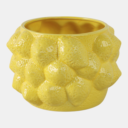 sagebrook home 8" Lemons Flower Pot Yellow Wishlist Create New