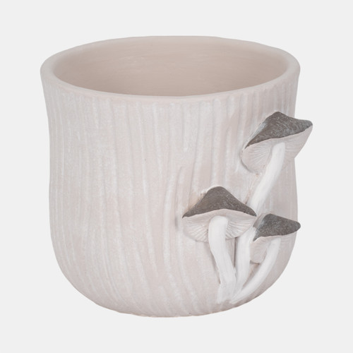 Sagebrook Home 8" Mushroom Applique Planter Grey Wishlist Create New