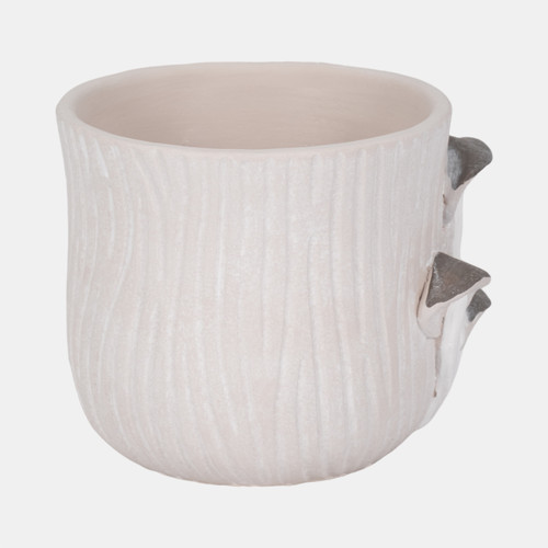 Sagebrook Home 8" Mushroom Applique Planter Grey Wishlist Create New