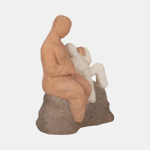 Sagebrook Home 8" Parent And Child On Rock Multi Wishlist Create New