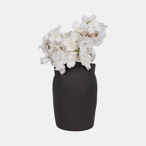 Sagebrook Home 8" Rough Finish Jug With Handles Black Wishlist Create New