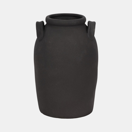 sagebrook home 8" Rough Finish Jug With Handles Black Wishlist Create New