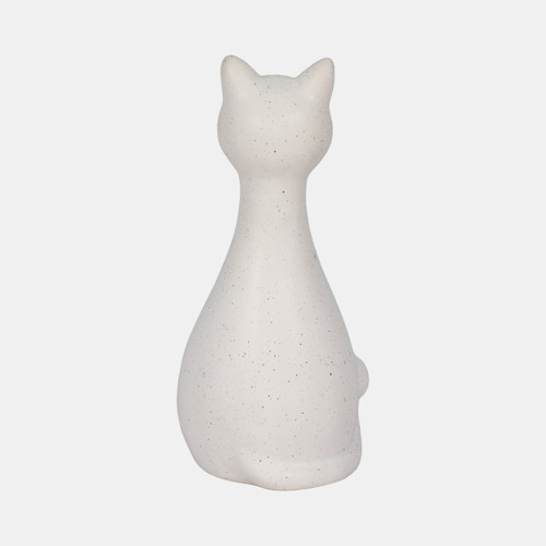 Sagebrook Home 8" Skinny Sitting Kitty White Wishlist Create New