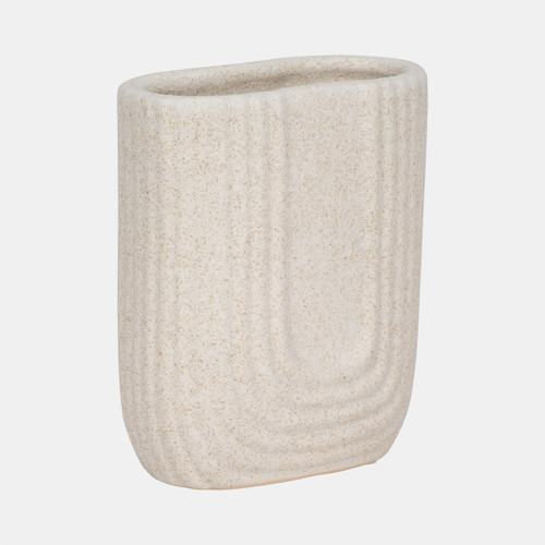 Sagebrook Home 8" Speckled Sand Upside Down Arch Ivory Wishlist Create New