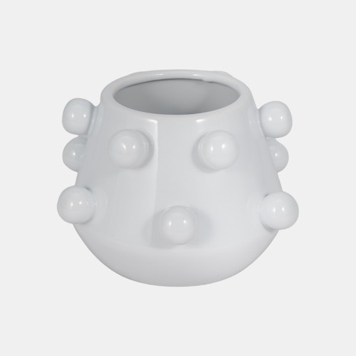 Sagebrook Home 8" Tapered Bubble Planter White Wishlist Create New