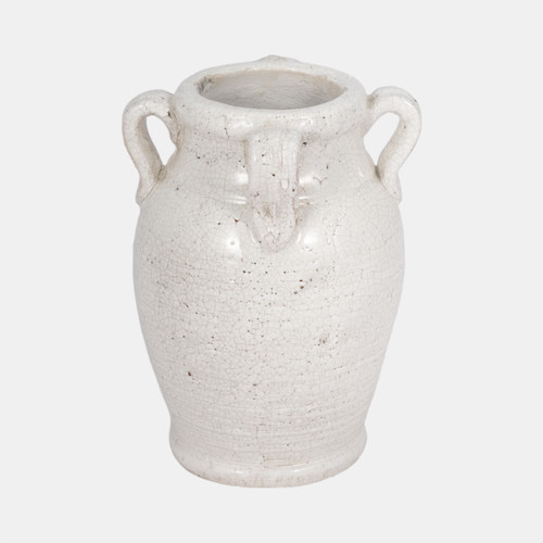 Sagebrook Home 8" Vase With Handles White Crackle Wishlist Create New