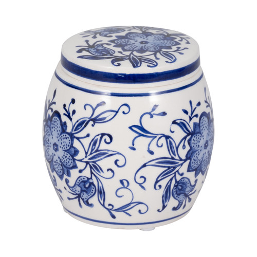 Sagebrook Home 8oz Lavender Verbena Chinoiserie Cndle Blu/wht Wishlist Create New