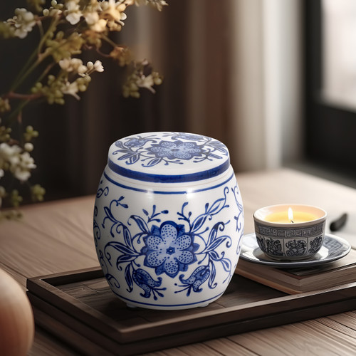 Sagebrook Home 8oz Lavender Verbena Chinoiserie Cndle Blu/wht Wishlist Create New
