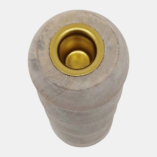 Sagebrook Home 8x3" Bubble Taper Holder Whitewash Wishlist Create New