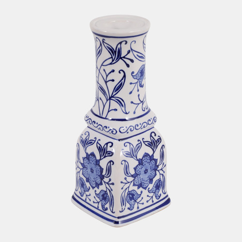 Sagebrook Home 8x4" Chinoiserie Taper Holder Blue/white Wishlist Create New