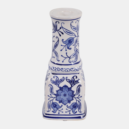 sagebrook home 8x4" Chinoiserie Taper Holder Blue/white Wishlist Create New