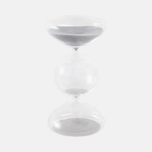 sagebrook home 8x4" Glass 30min Large Bubble Sandtimer Clear Wishlist Create New