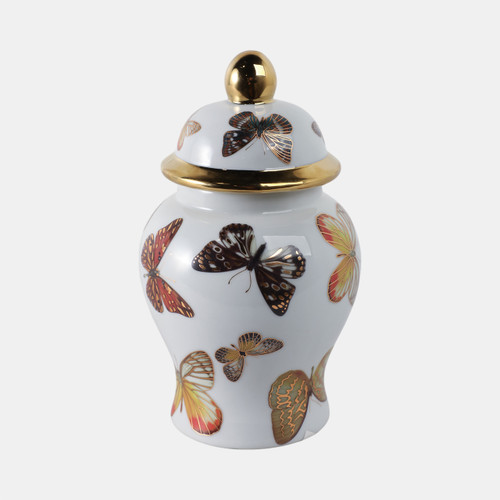 sagebrook home 8x5" Butterflies Temple Jar Multi Wishlist Create New