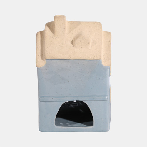 Sagebrook Home 8x5" Homestead House Tealight Holder Blue Wishlist Create New