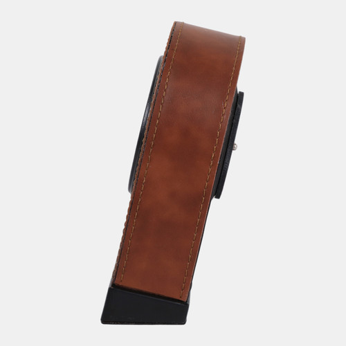 Sagebrook Home 8x6" Faux Leather Arched Table Clock Brown Wishlist Create New