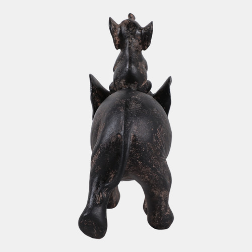 Sagebrook Home 8x7" Baby And Parent Elephant Brown Wishlist Create New