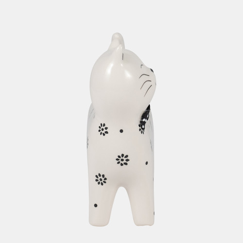 Sagebrook Home 8x7" Daisies Cat White Wishlist Create New