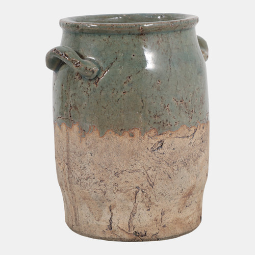 Sagebrook Home 8x7" Traditional Vase Green/brown Wishlist Create New