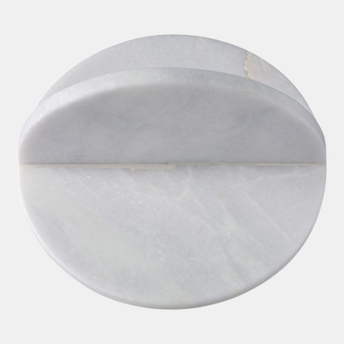 Sagebrook Home 8x8" Marble Geo Object White Wishlist Create New