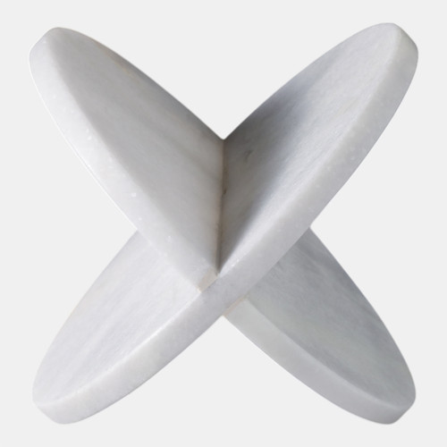 Sagebrook Home 8x8" Marble Geo Object White Wishlist Create New