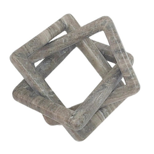 sagebrook home 8x8" Morchana Marble Geo Knot Beige Wishlist Create New