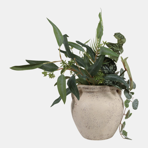 Sagebrook Home 8x8" Terracotta Double Handle Vase Ivory Wishlist Create New