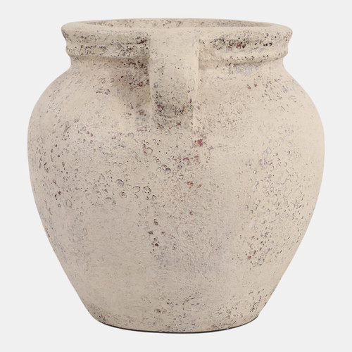 Sagebrook Home 8x8" Terracotta Double Handle Vase Ivory Wishlist Create New