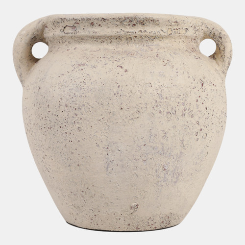 Sagebrook Home 8x8" Terracotta Double Handle Vase Ivory Wishlist Create New