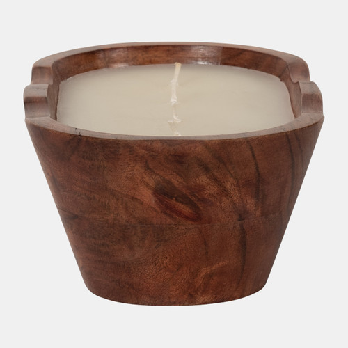 Sagebrook Home 9" 19 Oz Vanilla Oval Bowl Candle Natural Wishlist Create New