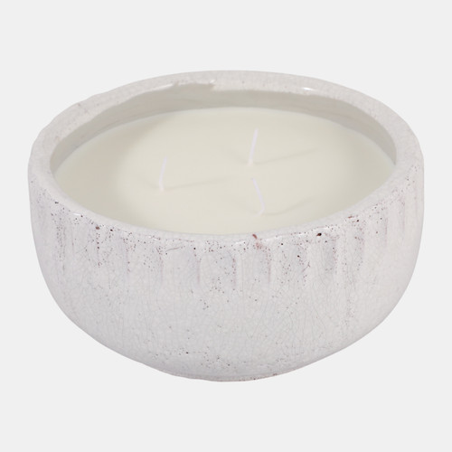 Sagebrook Home 9" 35 Oz Ginger Lemon Yuzu Candle White Crackle Wishlist Create New