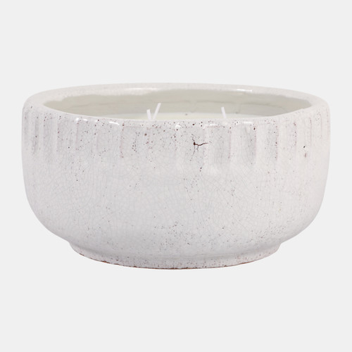 Sagebrook Home 9" 35 Oz Ginger Lemon Yuzu Candle White Crackle Wishlist Create New