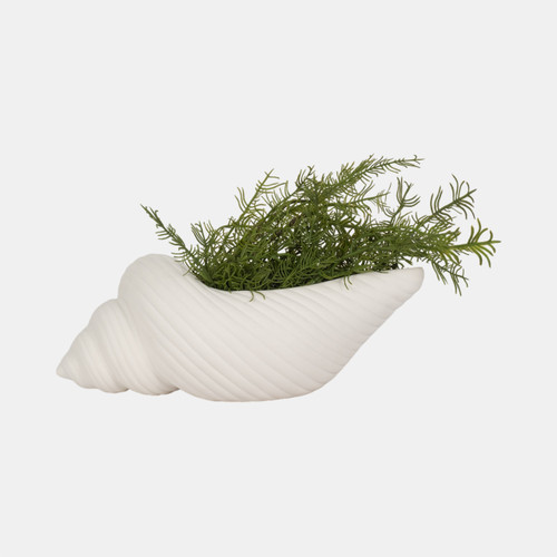 Sagebrook Home 9" Conch Shell Planter White Wishlist Create New