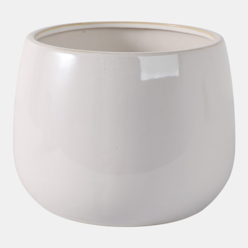 Sagebrook Home 9" Flower Bunches Applique Planter Ivory Wishlist Create New