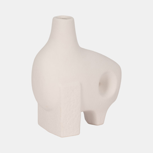 Sagebrook Home 9" Funky Abstract Rough Textured Object White Wishlist Create New