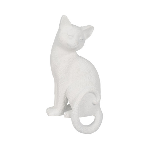 Sagebrook Home 9" Kitty With Hanging Tail White Wishlist Create New