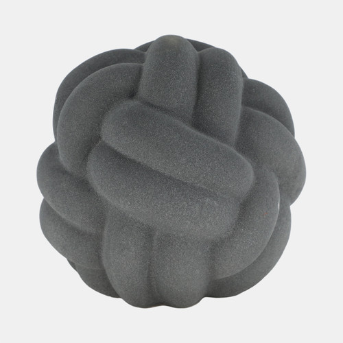 sagebrook home 9" Knot Orb Rough Texture Black Wishlist Create New