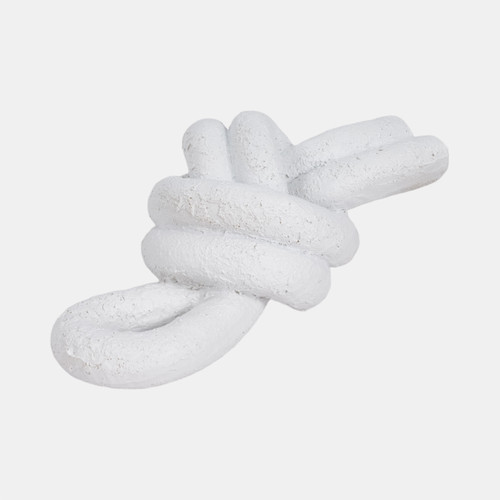 Sagebrook Home 9" Loop Knot Object White Wishlist Create New