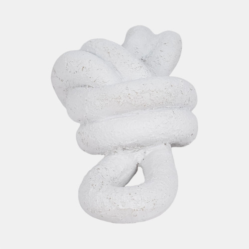 Sagebrook Home 9" Loop Knot Object White Wishlist Create New