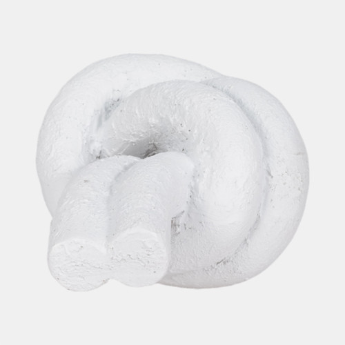 Sagebrook Home 9" Loop Knot Object White Wishlist Create New