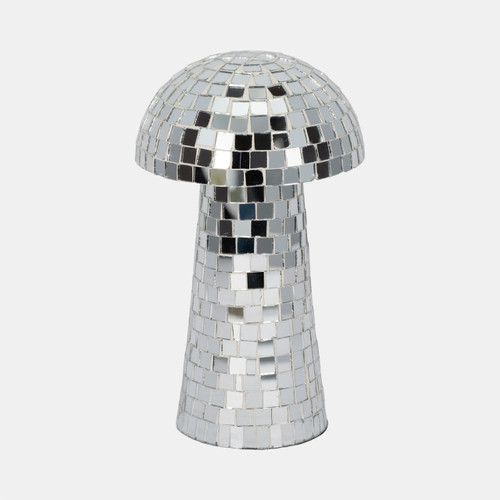 Sagebrook Home 9" Mosaic Mushroom Silver Wishlist Create New